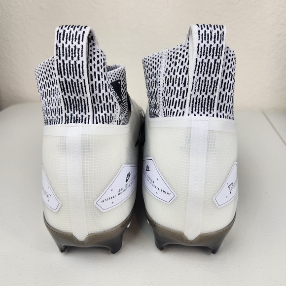 New Nike Alpha Menace Elite 3 Ghost White Football Cleats  CT6648-101 Mens Sz 16 - Picture 8 of 12